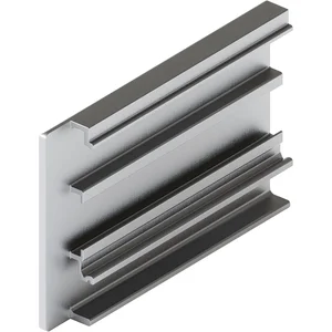 HAWA-Junior 80/100 B Abdeckkappe Clipblende 60 mm links silber