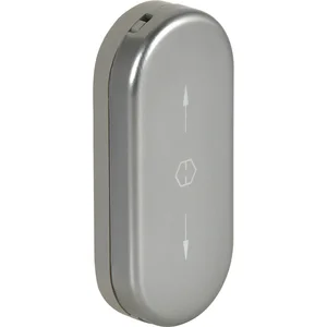 HOPPE Fenster-Griffloch-Verdeckrosette, Aluminium Edelstahl-Effekt