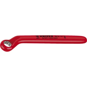 KNIPEX Ringschlüssel gekröpft isoliert SW 22 mm, Höhe Kröpfung 30 mm, L=225 mm