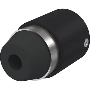 KWS Wandtürpuffer 2120 gefederter Anschlagpuffer, Stahl/Alu schwarz lackiert