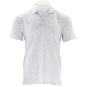 FRUIT OF THE LOOM Polo-Shirt Piqué Type F502 grau meliert L