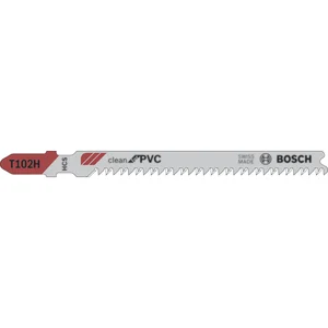 BOSCH Stichsägeblatt T102H PVC Länge 100 mm - 3 Stück