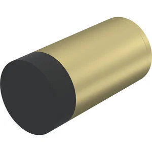 KWS Wandtürpuffer 2072, ø 30 mm, Länge 100 mm, Aluminium messingfärbig eloxiert