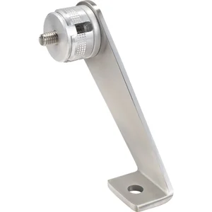 KWS Endstütze WS2 schräg 40°, für Ø 35mm, links, Edelstahl matt